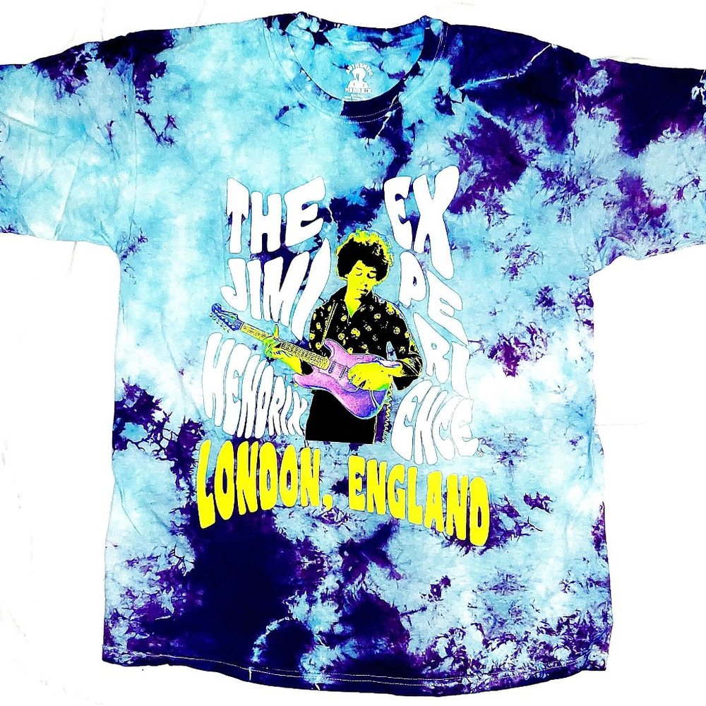 Jimi Hendrix Experience Tie Dye T-Shirt M L XL NWT - Picture 1 of 3